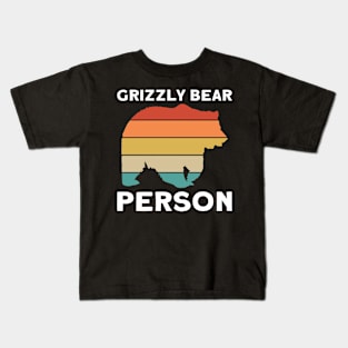 Grizzly Bear Person - Grizzly Bear Kids T-Shirt